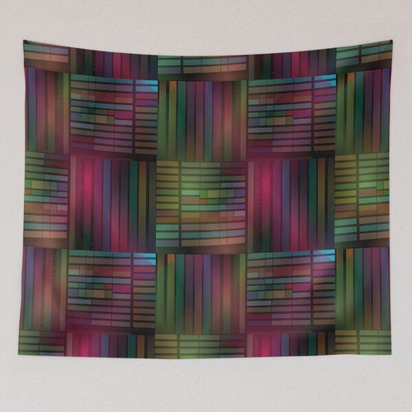 Item preview, MULTICOLOR CROSSHATCH X (Pattern) designed and sold by FREEKNSTEIN.