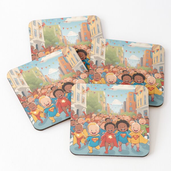 Item preview, Superheroes On The Run, Babies Rule, Cute, Funny designed and sold by Lisie24.