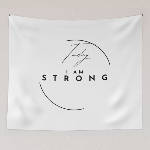 Item preview, Today I Am Strong, Emboldening, Powerful, Determined designed and sold by Lisie24.