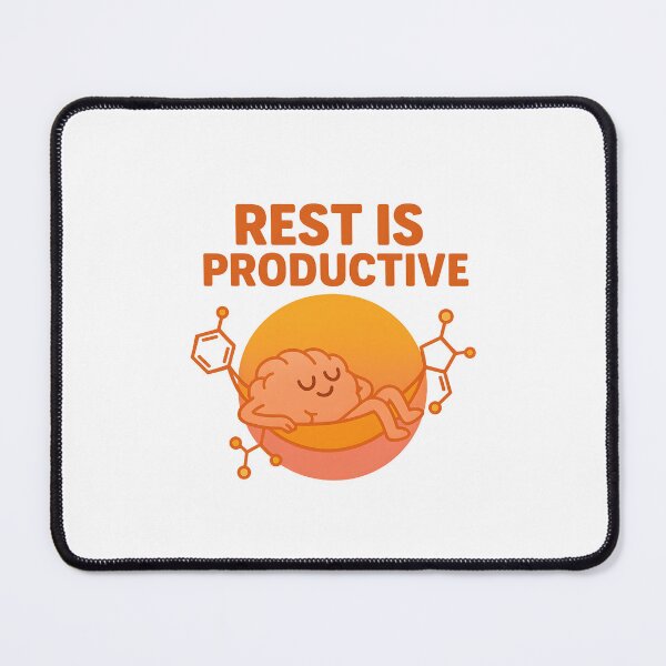 Item preview, Rest Is Productive – Brain on Break designed and sold by inkNext.