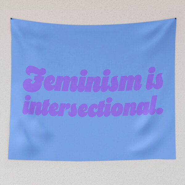 Item preview, Feminism Is Intersectional - Periwinkle designed and sold by sillyjess.
