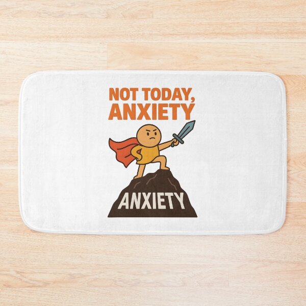 Item preview, Not Today, Anxiety – Tiny Caped Conqueror designed and sold by inkNext.