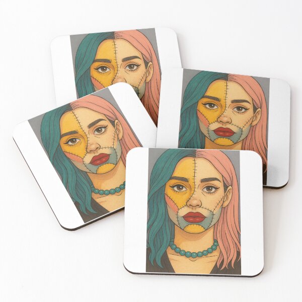 Item preview, Stitched Expression – Duality in Color designed and sold by TainaDeLuna.
