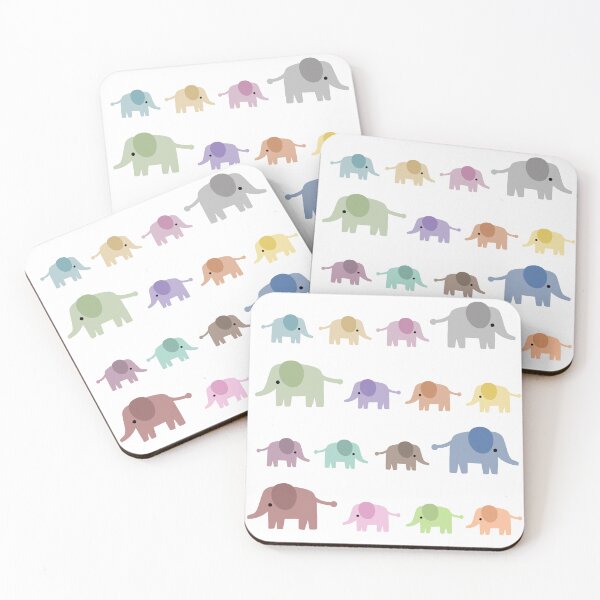 Item preview, Colorful Elephants -- Limited Edition  designed and sold by Sageblaze Variety Shop.
