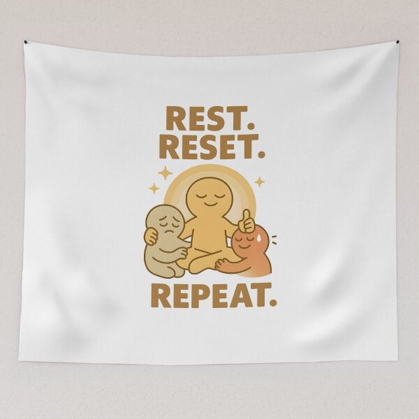 Item preview, Rest. Reset. Repeat. – Calm Loop Aura designed and sold by inkNext.