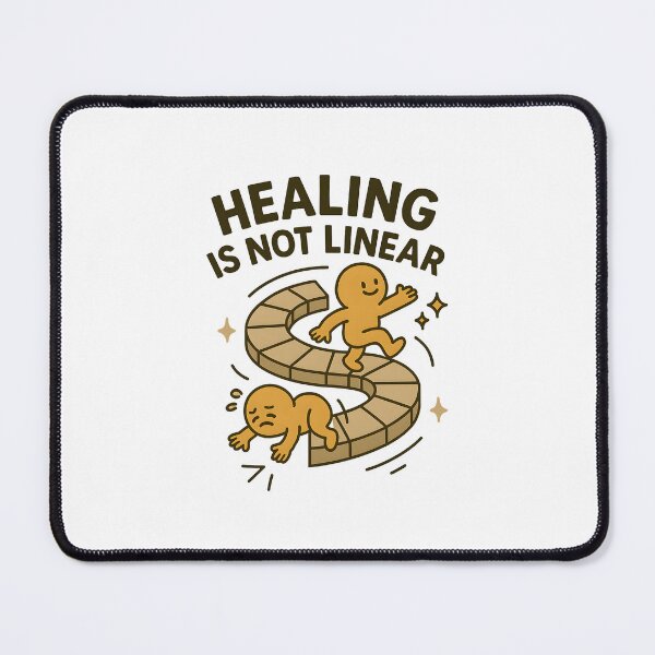 Item preview, Healing Is Not Linear – Spiral Step by Step designed and sold by inkNext.
