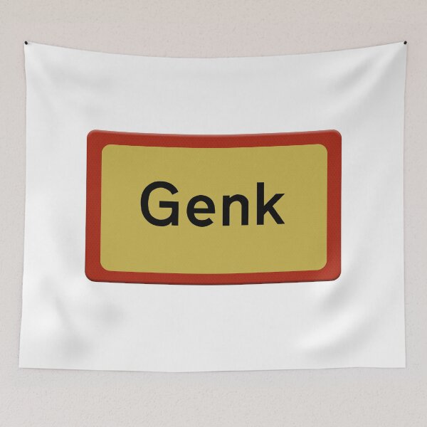 Item preview, Road sign for the town of Genk Belgium designed and sold by funkyworm.