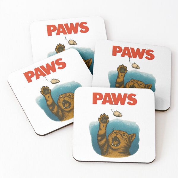 Item preview, Paws | Vintage Cat Horror Movie designed and sold by Oh, the HORROR!.