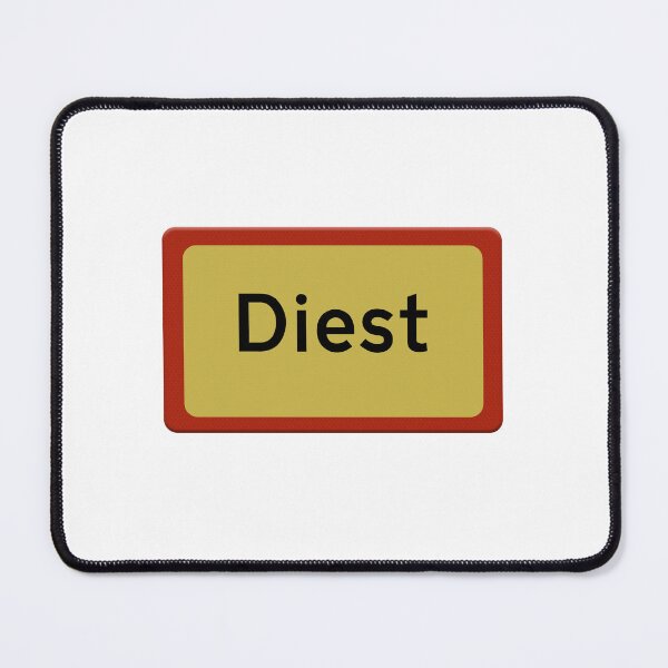 Item preview, Road sign for the town of Diest Belgium designed and sold by funkyworm.