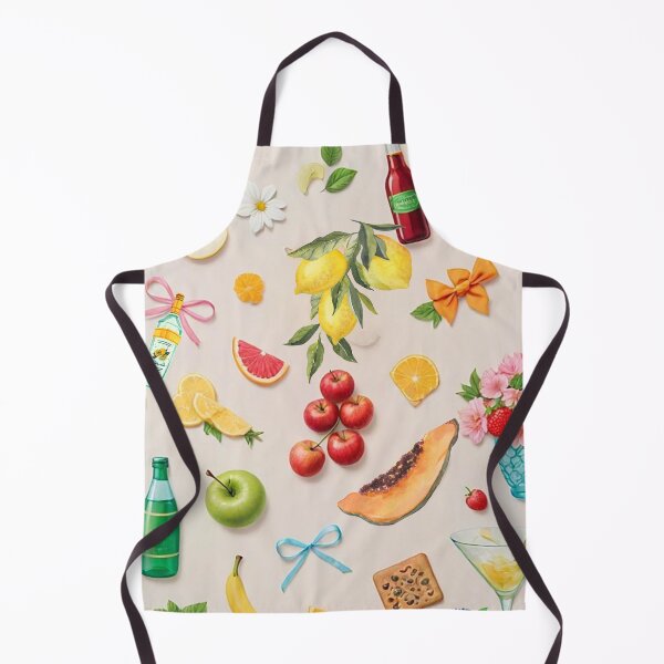 Item preview, Colorful Fruit and Beverage Collage – Cheerful Summer-Inspired Design designed and sold by tarzbol.