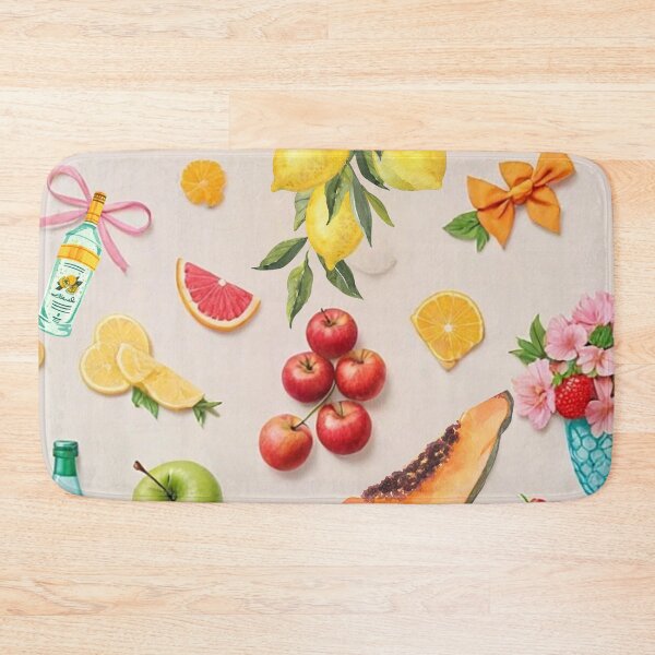 Item preview, Colorful Fruit and Beverage Collage – Cheerful Summer-Inspired Design designed and sold by tarzbol.