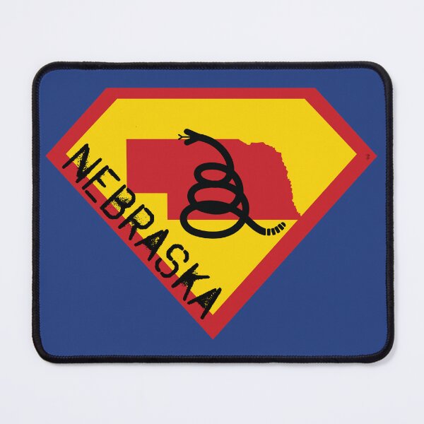 Item preview, NEBRASKAN SHIELD - Freedom Is The Superpower - Modern Gadsden Snake Flag - Dont Tread On Me SUPERHERO NEBRASKA spellout design designed and sold by pelagio.