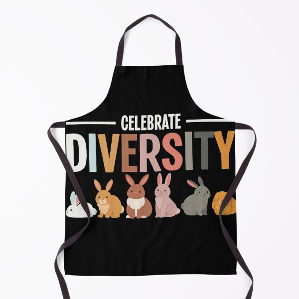 Item preview, Celebrate Diversity Cute Bunny Illustration Inclusive Animal Art designed and sold by haitrieuic96.