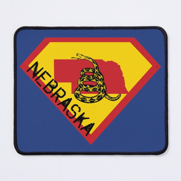 Item preview, NEBRASKAN SHIELD - Freedom Is The Superpower - Gadsden Snake Flag - Dont Tread On Me SUPERHERO NEBRASKA spellout design designed and sold by pelagio.