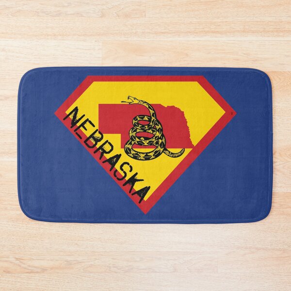Item preview, NEBRASKAN  SHIELD - Freedom Is The Superpower -  Gadsden Snake Flag - Dont Tread On Me SUPERHERO NEBRASKA spellout design designed and sold by pelagio.