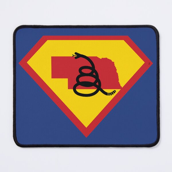Item preview, NEBRASKAN  SHIELD - Freedom Is The Superpower - Modern Gadsden Snake Flag - Dont Tread On Me SUPERHERO NEBRASKA  design designed and sold by pelagio.