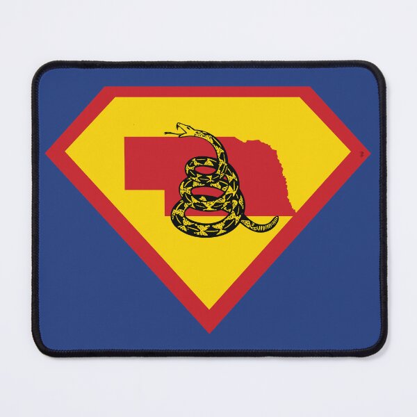 Item preview, NEBRASKAN  SHIELD - Freedom Is The Superpower -  Gadsden Snake Flag - Dont Tread On Me SUPERHERO NEBRASKA  design designed and sold by pelagio.