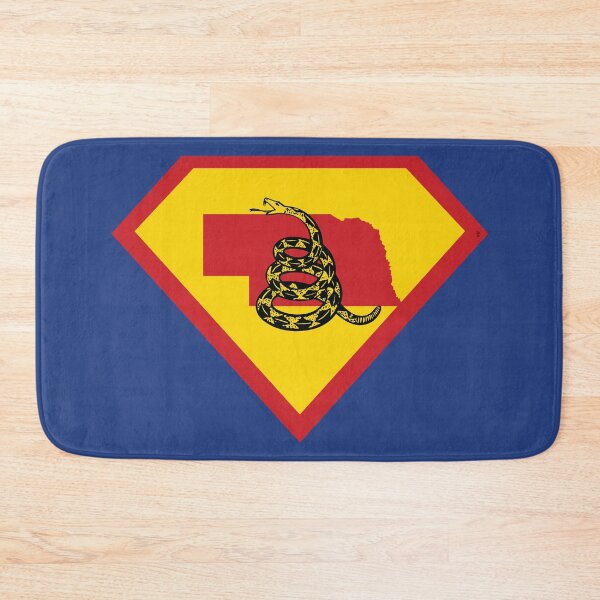 Item preview, NEBRASKAN  SHIELD - Freedom Is The Superpower -  Gadsden Snake Flag - Dont Tread On Me SUPERHERO NEBRASKA  design designed and sold by pelagio.