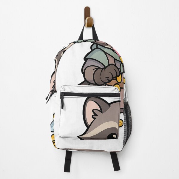 Item preview, Kawaii Loot Sorter Raccoon – Cute Fantasy Treasure Sticker designed and sold by Tenpercentluck.