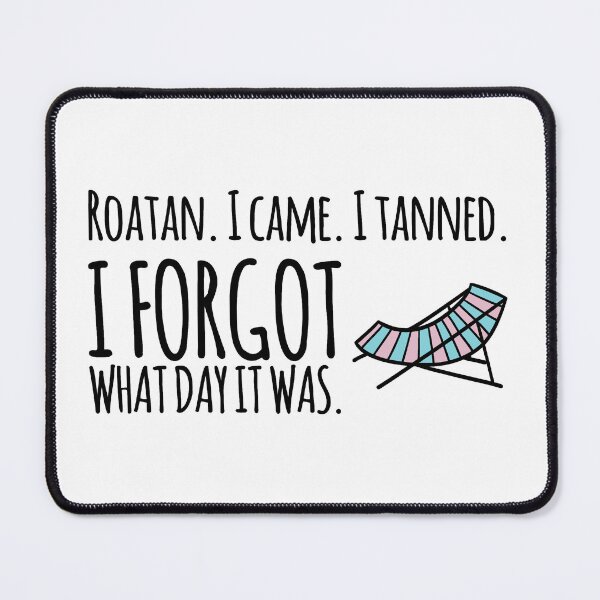 Item preview, Roatan Island Beach Vibes | Quote designed and sold by Everglo Travels.