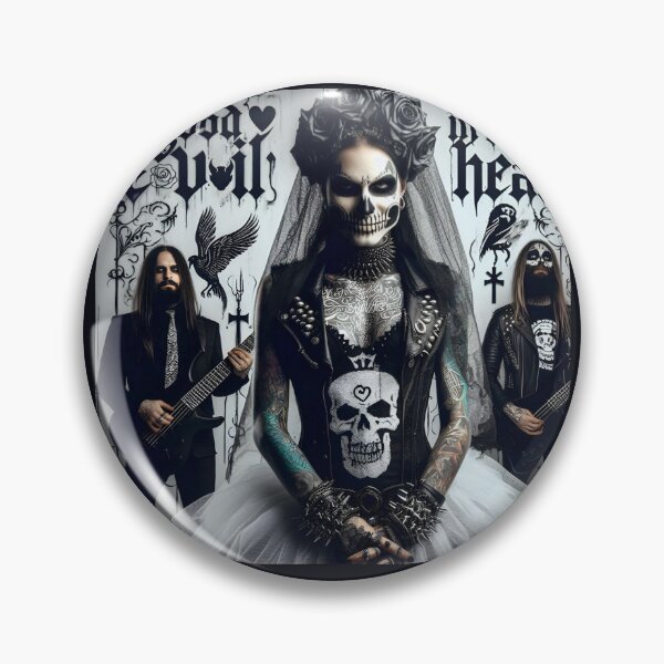 Artikelvorschau, Gothic Totenkopf Ehering entworfen und verkauft von Voodoo Store Paranormal Collections.