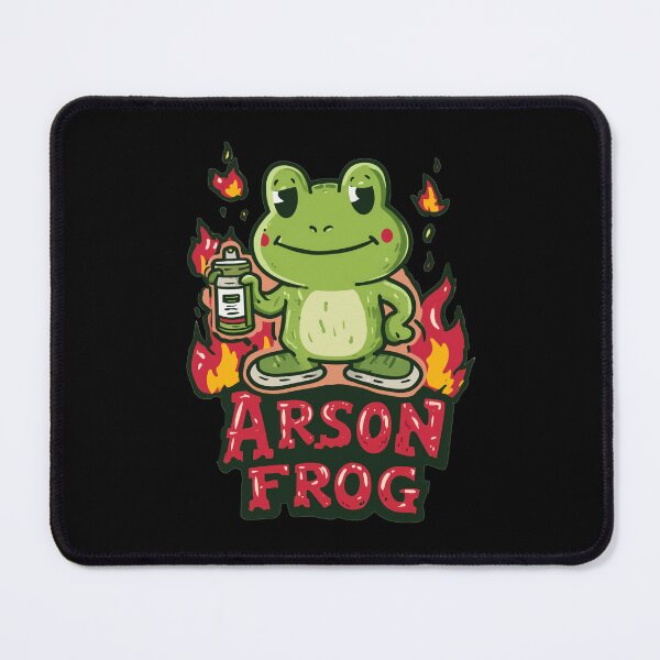 Item preview, Arson Frog - Mischievous Amphibian with Flames designed and sold by hamishby.