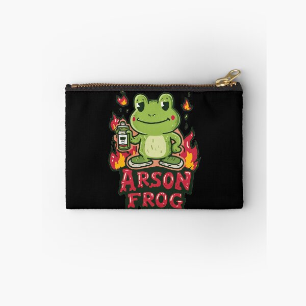 Item preview, Arson Frog - Mischievous Amphibian with Flames designed and sold by hamishby.