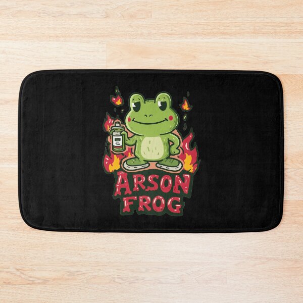 Item preview, Arson Frog - Mischievous Amphibian with Flames designed and sold by hamishby.