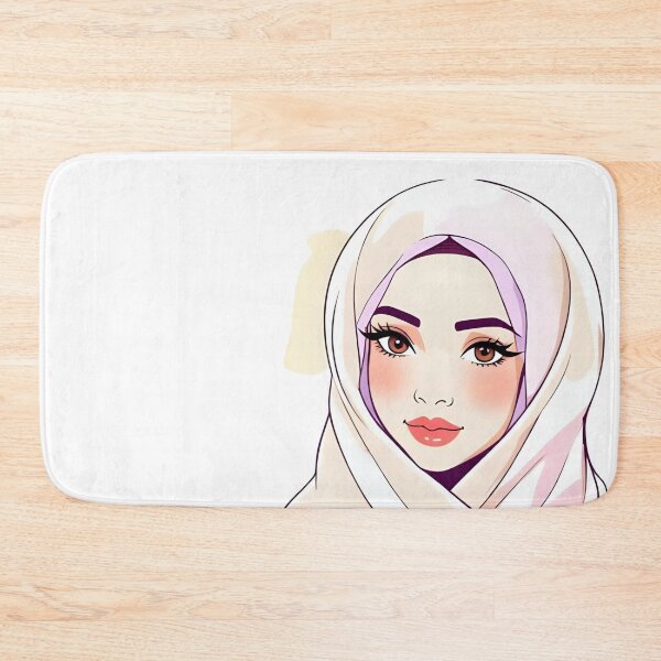 Item preview, Watercolor Arab Princess Sticker | Soft Glam Headshot for Crafters & Printables designed and sold by mimicrafts516.