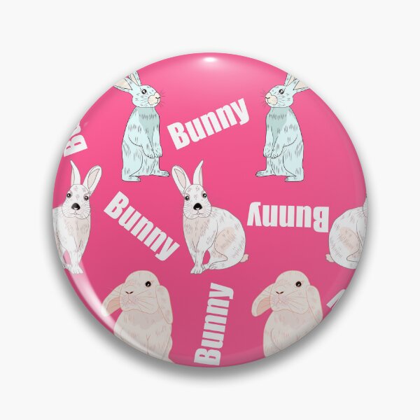Item preview, Cute Bunny Rabbit Pink Pattern designed and sold by overheadclick.