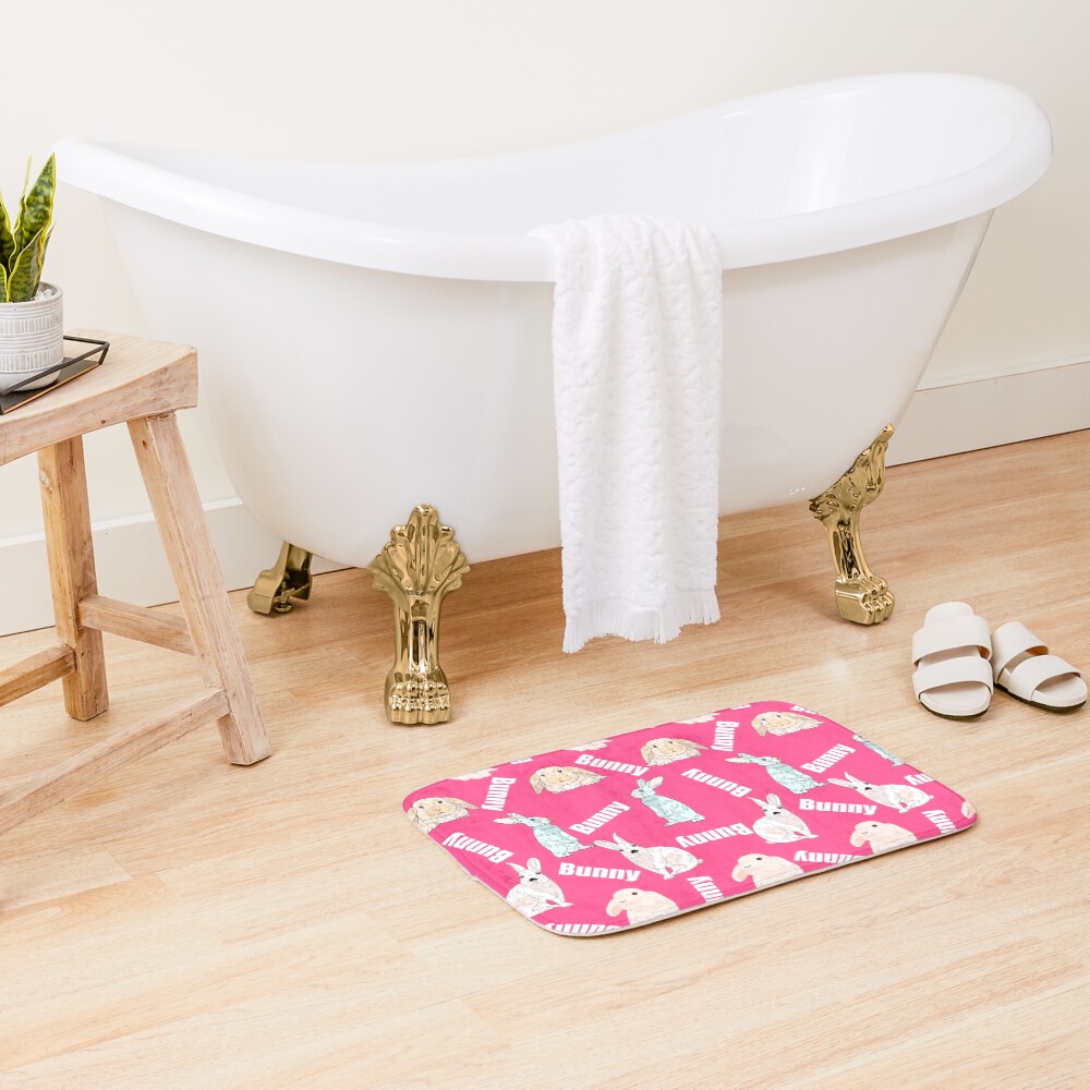 Item preview, Bath Mat designed and sold by overheadclick.