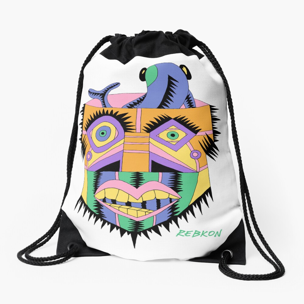 Item preview, Drawstring Bag designed and sold by RebKonDesign.