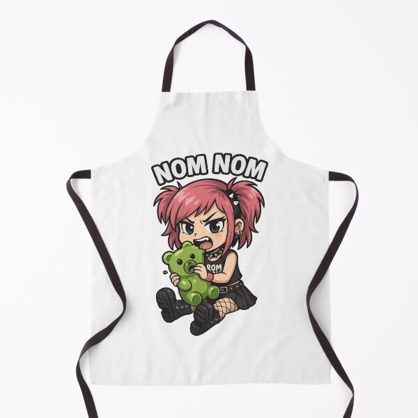 Item preview, Nom Nom Rampage – Punk Girl vs Gummy Bear designed and sold by Mymagicmustache.