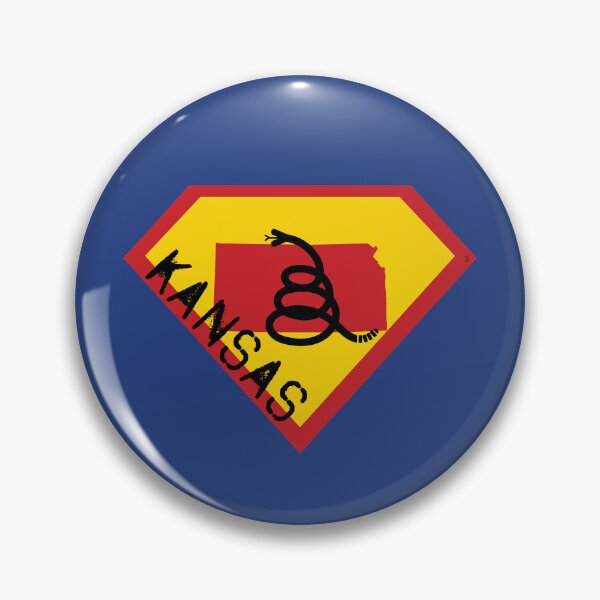 Item preview, KANSAN SHIELD - Freedom Is The Superpower - Modern Gadsden Snake Flag - Dont Tread On Me SUPERHERO KANSAS spellout design designed and sold by pelagio.