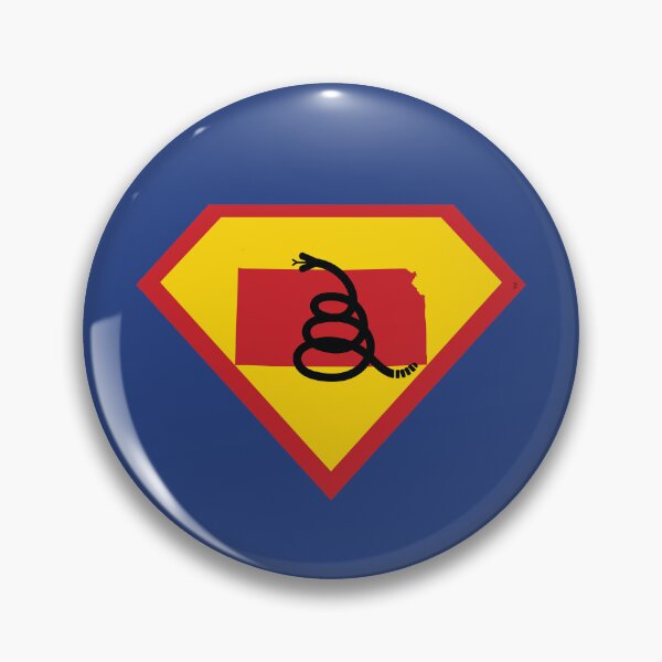 Item preview, KANSAN SHIELD - Freedom Is The Superpower - Modern Gadsden Snake Flag - Dont Tread On Me SUPERHERO KANSAS  design designed and sold by pelagio.