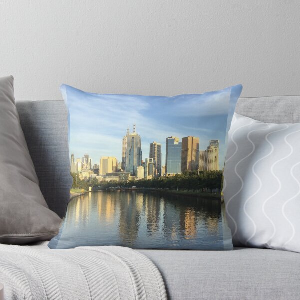 Item preview, Melbourne skyline reflections in the Yarra! designed and sold by Kymbo.