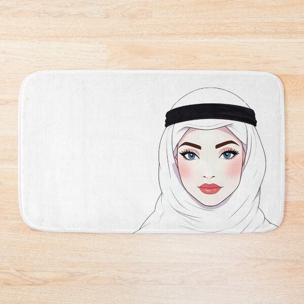 Item preview, Watercolor Arab Princess Sticker V2 | Soft Glam Headshot for Crafters & Printables designed and sold by mimicrafts516.
