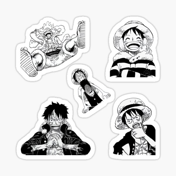 Item preview, ONE PIECE: Monkey D. Luffy Sticker Pack designed and sold by mokke.co.