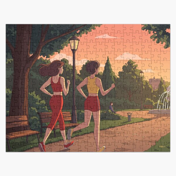 Item preview, "Runners of the Fountain Park" designed and sold by Tecno-Art-Land.