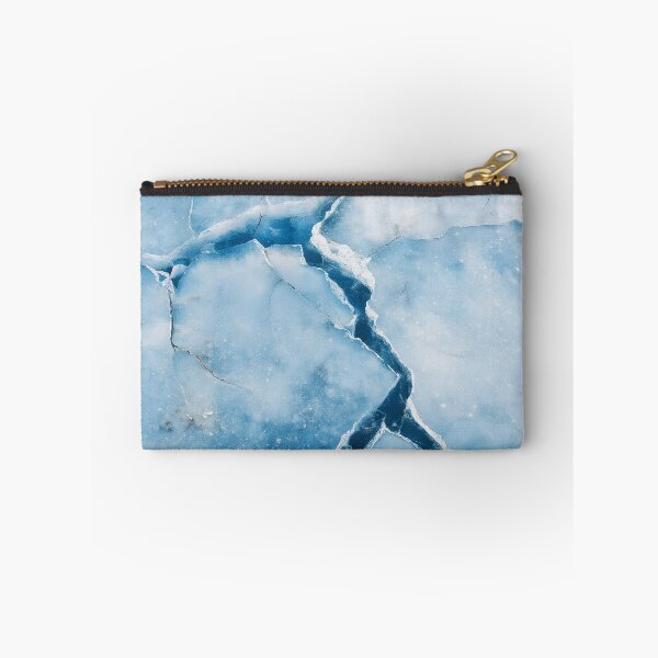 Item preview, Cracked Ice Texture – Frozen Surface with Deep Blue Fractures designed and sold by MonxArt.