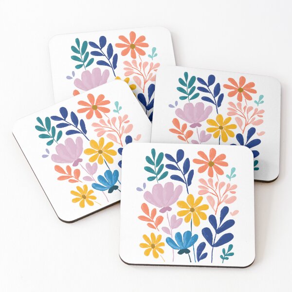 Item preview, Boho Flowers Funny Vintage Floral Botanical Wildflowers designed and sold by SecretDicer.