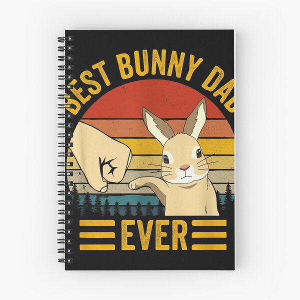 Item preview, Best Bunny Dad Ever Retro Sunset Rabbit Fist Bump designed and sold by haitrieuic96.