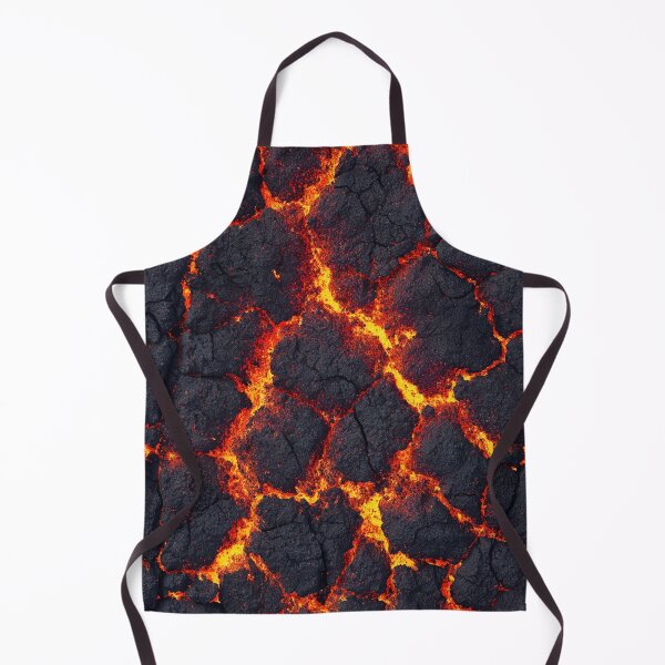 Item preview, Cracked Lava Texture – Volcanic Rock with Glowing Fissures designed and sold by MonxArt.