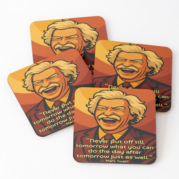 Item preview, Funny quote by Mark Twain designed and sold by eebee00.