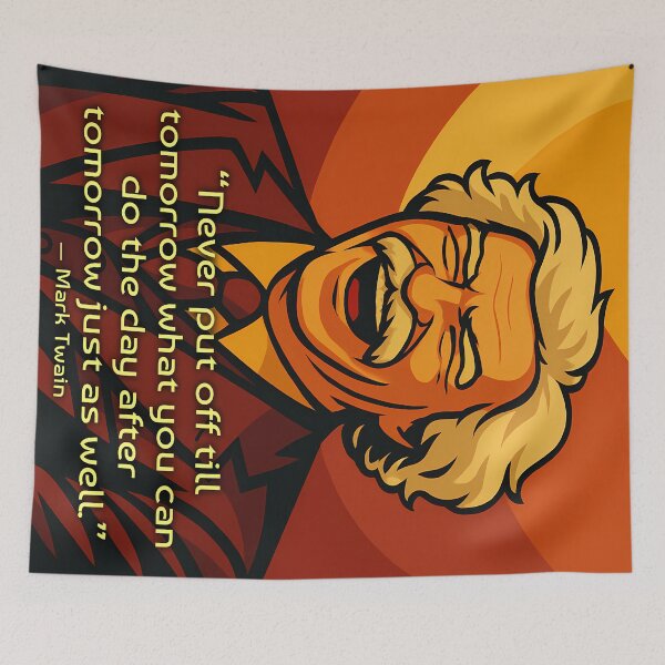 Item preview, Funny quote by Mark Twain designed and sold by eebee00.