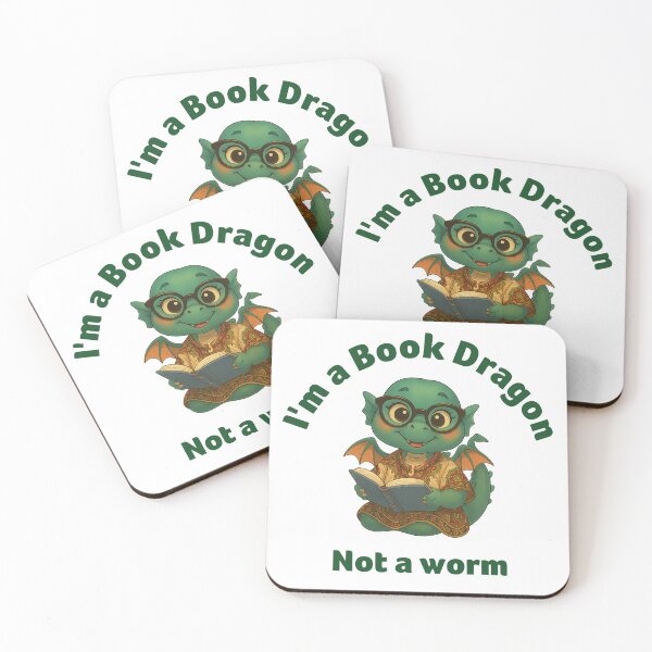 Item preview, I'm a Book Dragon, Not a Worm Generic designed and sold by Jhullie.