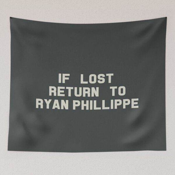 Artikelvorschau, If Lost Return to Ryan Phillippe Tee entworfen und verkauft von deluluhaze.