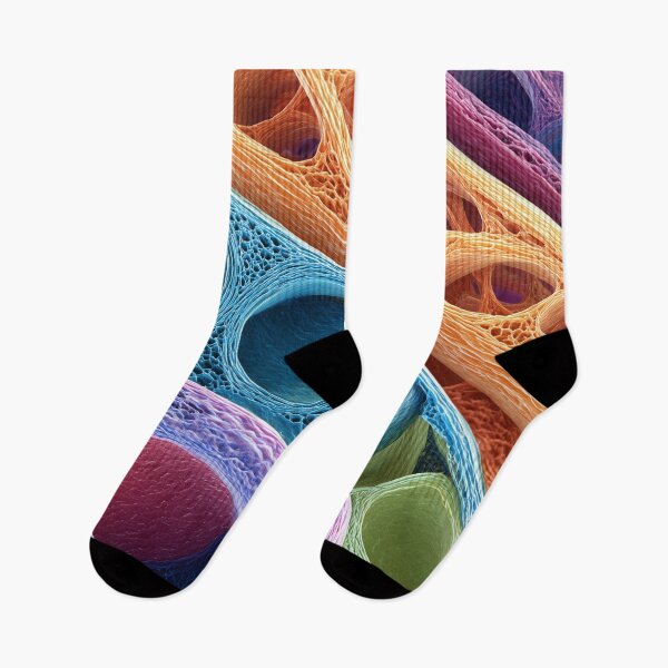Item preview, Colorful Microscopic Cell Structure – Organic Pattern Close-Up designed and sold by MonxArt.