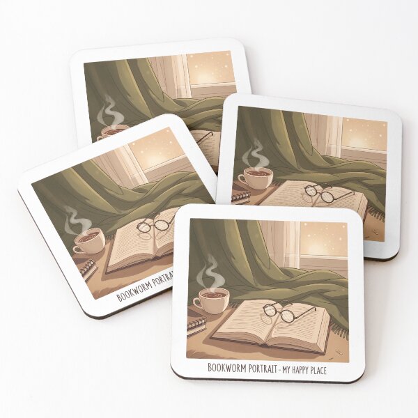 Item preview, Bookworm Portrait – My Happy Place designed and sold by moba--mania.