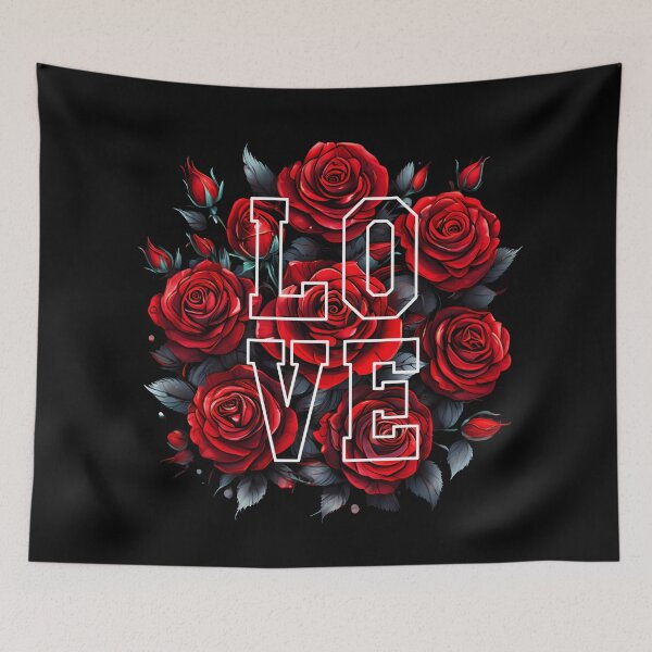 Item preview, Red roses - LOVE designed and sold by Channel1Design.